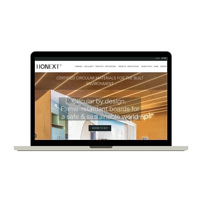 Honext Website - Strategia digitale