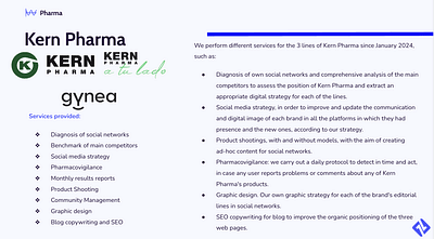 Content and design strategy for a Pharma group - Digital Strategy
