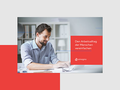 Amagno – Rebranding eines dig. Wachstumschampions - Grafikdesign