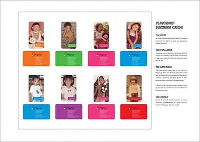 PLAYGROUP BUSINESS CARDS - Advertising