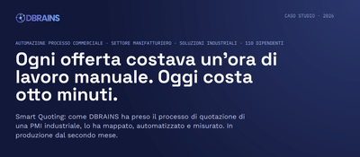 Ogni offerta costava un'ora di lavoro manuale. Oggi costa otto minuti. - Innovazione