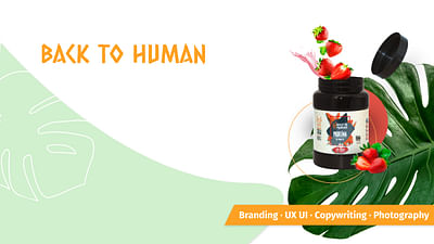 BACK TO HUMAN - Branding y Diseño Web - Website Creatie