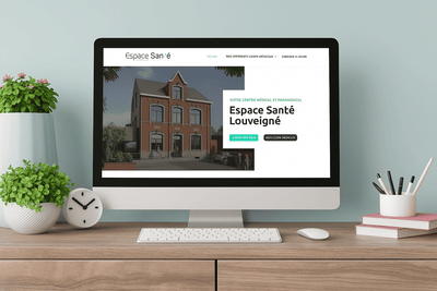 Création d'un site sur-mesure "Espace Santé Louveigné" - Website Creatie