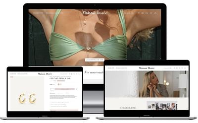 Création de la boutique e-commerce Maison Dorée - Application web