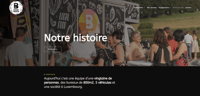 B Foodtruck modernise sa présence digitale - Website Creation