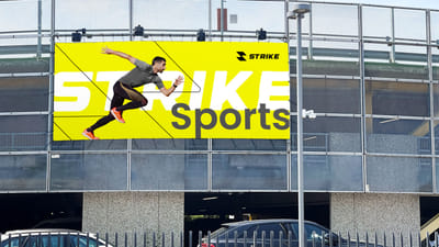 Strike Sports Branding - Social media