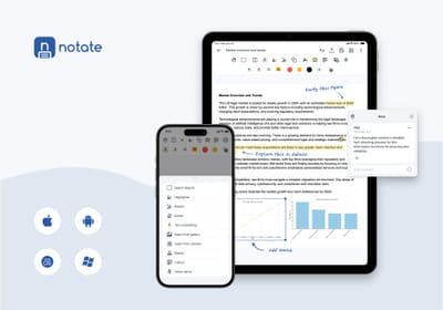 NotatePDF: Secure app for notes, tasks & meetings - Web Applicatie