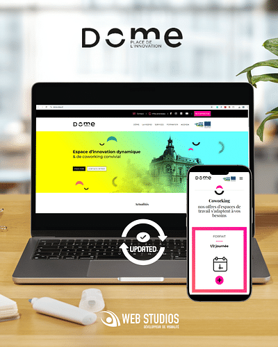 Le Dôme - Refonte Site Web - Création de site internet