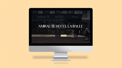 Développement du site web de l'hôtel l'Amirauté - Création de site internet