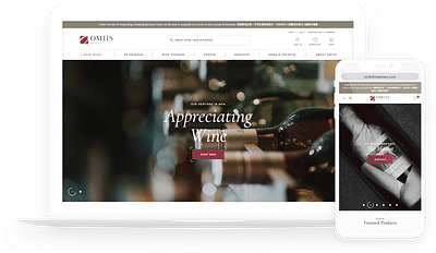 Integrated E-commerce Platform for Omtis Fine Wine - E-commerce