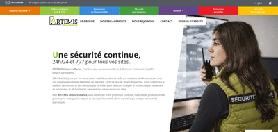 Artemis - Création de site internet