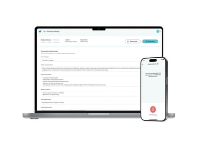 SOARR - AI-powered medical documentation platform - Mobile App