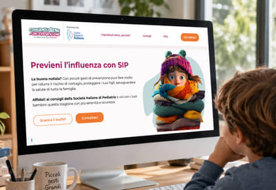 Sito WordPress per la prevenzione pediatrica - Creazione di siti web