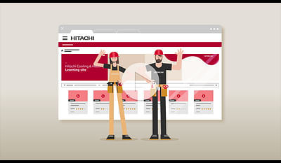 Hitachi Cooling & Heating Learning Site - Estrategia digital