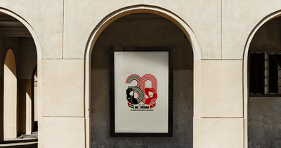 30Y Anniversary Vietnam - UAE Commemorative Logo - Grafische Identität