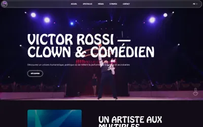 Refonte — Victor Rossi - Webseitengestaltung