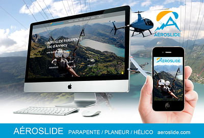 Aéroslide - Webseitengestaltung