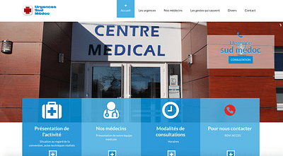 Site vitrine pour un cabinet Medical - Webseitengestaltung