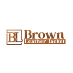 Brown Leather Jacket UK logo