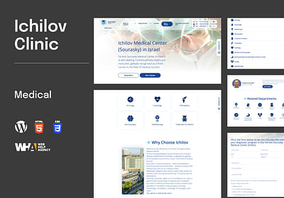 Ichilov Clinic - Webseitengestaltung