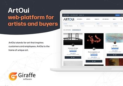 Artoui - web-platform for artists and buyers - E-commerce