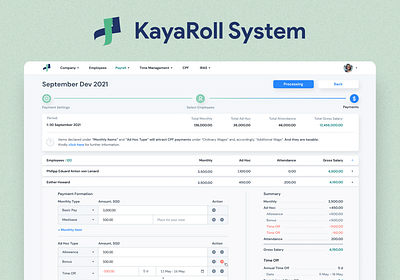 KayaRoll - Application web
