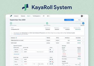 KayaRoll - Webanwendung