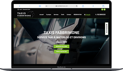 Refonte de site internet pour Taxis Fabbrimone - Webseitengestaltung