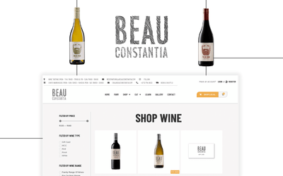E-Comm Website Redesign for a Luxury Wine Estate - Copywriting
