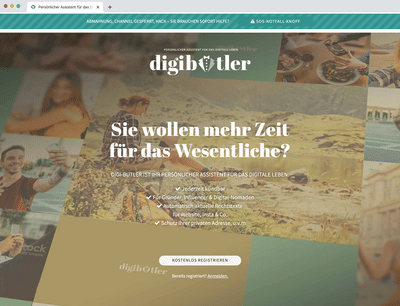 Digi-Butler: der persönliche Assistent für das ... - Ergonomie (UX/UI)
