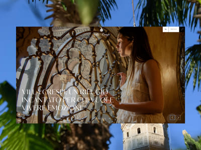 Villa Crespi — L'esperienza digitale dell'ospitalità stellata - Creación de Sitios Web