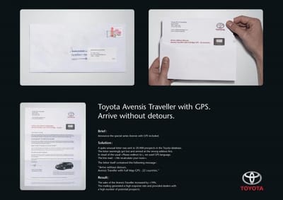 ARRIVE WITHOUT DETOURS - Advertising