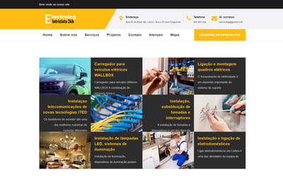 Electrician Website for Electroleg - Creación de Sitios Web