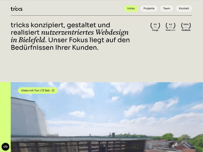SEO: tricks.de Website - SEO