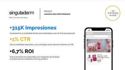 Singuladerm E-Commerce PPC-Amazon Ads - E-Commerce