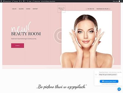 Beauty Room - Webseitengestaltung