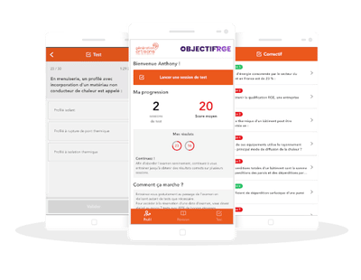Application d'entrainement à la certification RGE - Application web