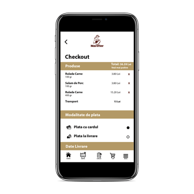 E-shop food app - E-Commerce