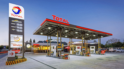 TOTAL GAS STATION BRANDING - Image de marque & branding