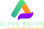 Alpha Brown Communications logo