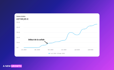 De 0 à 47k€/mois en 6 mois - E-commerce