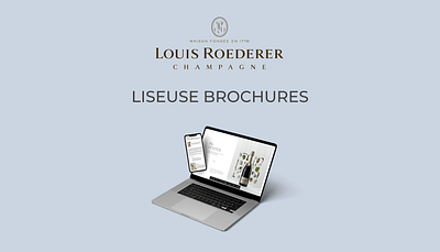 Champagne Louis Roederer, liseuse brochure OTT - Webanwendung