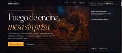 Demo: web de restaurante con reservas online y panel del dueño - Application web