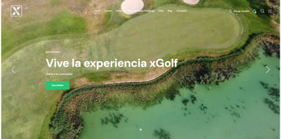 Rediseño web corporativo para x-Golf - Creación de Sitios Web