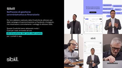 Sibill: -70% di costo per lead con creatività ADV su misura - Produzione Video
