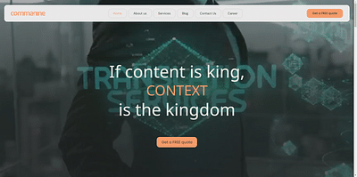 Commanine Company Website - Website Creation