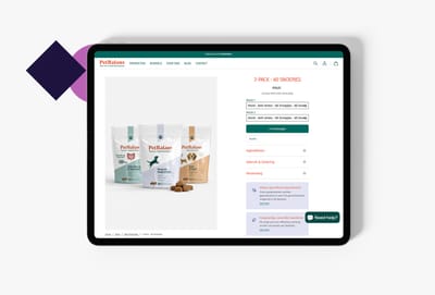 Een professionele start op Shopify voor Petbalans - Website Creatie