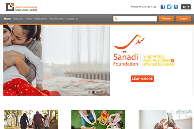 Arab Council Australia Web App - Web Application
