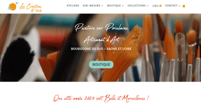 Les Création d'Isa - Création de site internet