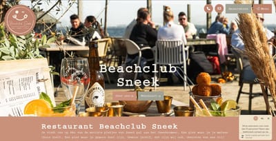 Beachclub Sneek website + marketing - Digital Strategy